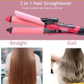 Hair Straightener and Curler 2 in 1
